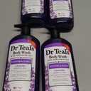 Dr Teal's Body Wash with Pure Epsom Salt, Soothe & Sleep with Lavender, 24 fl oz (Pack of 4)