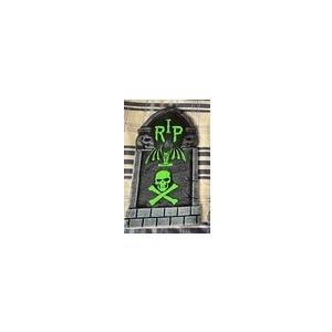 TOKLYUIE Fluorescent Halloween RIP Tombstone