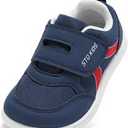 Toddler Wide Toe Box Barefoot Shoes Boys Girls Sneakers Kids Tennis Shoes Preschool Non Slip Lightweight Comfortable First Walking Shoes Running Outdoor Activities. size 28 (68")