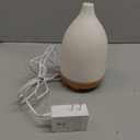 InnoGear Oil Diffuser, 150ML Ceramic Diffuser for Essential Oils Handcrafted Aromatherapy Diffuser Ultrasonic Cool Mist Humidifier with 2 Mist Modes Waterless Auto Off for Room Office, White (Medium)