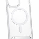 TORRAS for iPhone 15 Pro Max Case Diamond Clear | Strong Magnetic & Seamless Stand, Fit for MagSafe, MilitaryGrade Drop Protection, Sturdy Adjustable Builtin Kickstand, Slim AntiYellowing