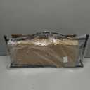 Deco 79 Metal Indoor Outdoor Candle Lantern Hanging Bottle Decorative Lantern Candle Holder, Lantern 24" x 5" x 12", Black