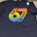 Six Seven 67 Colorful 6 7 Gen Alpha Slang Funny 6-7 Meme T-Shirt S
