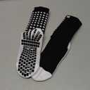 Lux Dual Grip Socks - Soccer Grip Socks for Men and Women. GripArray Performance & Comfort L