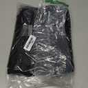 GRAPENT Barrel Jeans for Women Trendy High Waisted Cropped Cargo Pocket Baggy Stretch Denim Pants Wide Leg Tapered Jeans (Medium, True Black)