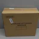 30-INCH Storage Ottoman Bench, Footrest with Storage, End of Bed Bench Coffee Table for Living Room, Bedroom, Entryway, Dark Gray