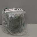 Battery Operated Table Lamp, Small Lamp Bedside Decor Ambient, Cordless Glass Table Lamp Battery Powered for Bookshelf Desk Living Room Entryway Dorm Wave Design-Green