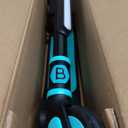 BELEEV Scooters for Kids with Infinity Mirror Light-Up Deck, LED Stem & Wheels, 12 Light Modes, 2 Wheel Folding Kick Scooter, 4 Adjustable Heights, Lightweight Scooter for Boys Girls Ages 3-12 (Aqua)