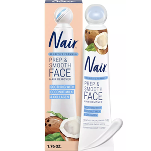 1. Neutrogena Rapid Clear Stubborn Acne Spot Treatment Gel. 2. NAIR Exfoliating Facial Hair Removal Cream. 3. Boston Advance Contact Lens Solution. 4.The Ordinary Matrixyl Anti-Aging Serum. 5. The Ordinary Caffeine Solution Depuffing Eye Serum