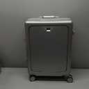 feilario 20" Aluminium Frame Hardside PC Carry on Luggage - Wide Handle Double Spinner Wheels Suitcase with TSA lock