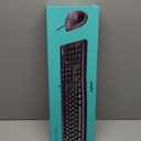 Logitech MK120 Wired Keyboard and Mouse Combo for Windows, Optical Wired Mouse, Full-Size, USB, Compatible with PC, Laptop - Black