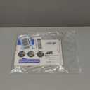 200 Pack 1" x 1" Durable Small Thick Clear Zip Poly Seal Lock Bags Heavy Duty 4 Mil Reclosable Plastic Zip Bag Jewelry Earrings Necklace Ring Coin Beads Pill Zipper Bags