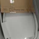 Hibbent Elongated Toilet Seat with Oval Cover, Soft Close Toilet Seat, Easy to Install,Never Loosen Hinge to Prevent Shifting, Non-slip Seat Bumpers and Easily Cleaning(White)