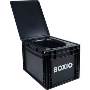 BOXIO Toilet - Portable Toilet, Camping Toilet, composting Toilet for car Camping, Boat or Camping. Mini Camping Toilet: 14,7" x 11,8" x 11,0" Made in Germany.