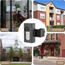 Anti-Theft Video Doorbell Mount,AHBTEYM Mount No Drill Bracket Holder Accessories for Apartment Home Rentals Compatible with Video Doorbell 4/3/3 Plus/2/1/2021/2023 Release(Black)