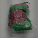 Estune Light up Christmas Hat Necklace Set LED Plush Santa Hat Xmas Lighted Bells Necklace Adult Costume Accessories