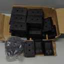 Eapele 40pcs Deck Railing Brackets Connectors for 2x4 Railing Wood Post with 240pcs Wood Screws