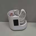 3 IN 1 Electric Makeup Brush Cleaner,Automatic Makeup Brush Cleaner with Makeup Brush Dryer,Portable USB Deep Cleaning for All Size Beauty Makeup Brush Set,Blush Brush,Sponges (White)