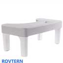 6.7 Inch Step Stool,ROVTERN Portable Plastic Foot Stool,ROVTERN Non-Slip Potty Stool for Bathroom