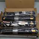 Cawiew 4 Pack Light up Sword Saber with FX Sound (on-Off Control) and Full Retractable Handle, 4 Colors LED Glow in The Dark Toy for Kids Adult