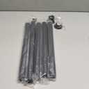 Mavivegue Closet Rod, 17 to 84 Inch Adjustable Closet Rods for Hanging Clothes, Heavy Duty Tension Rod, Black Curtain Rod, for Closet, Wardrobes, Bathroom, Laundry