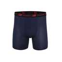 New Balance Men's Mesh 5" with No Fly Boxer Brief (4-Pack), Navy/Black/Team Red/Navy, X-Large
