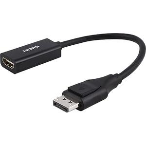 PHILIPS DisplayPort to HDMI Adapter, Unidirectional, Works with Laptops, Tablets, Full HD 1080p, 4K Ultra HD, Mac and PC Compatible, Compact Design, Portable, Black, SWV9200G/27
