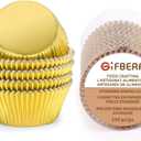 Gifbera Gold Foil Muffin Cupcake Liners/Baking Cups Standard Size, 100-Count