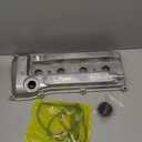 Engine Valve Cover No.1120128033/11201-0H010 Front Valve Rocker Cover for Toyota Camry 2.4L 2002-2011 Aluminum Alloy Silver Tone