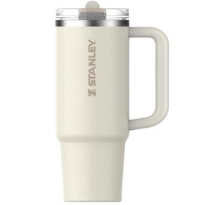 STANLEY Quencher ProTour Flip Straw Tumbler with Leakproof Lid | Built-In Straw & Handle | Cupholder Compatible for Travel | Insulated Stainless Steel Cup | BPA-Free (14 Ounces, Azure Fade)