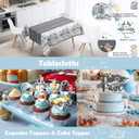 179 PCs Two Fast Birthday Decor, 2 Fast Birthday Decoration with Plates Napkins Tablecloth Hanging Swirls for Boys Vintage Race Car Theme 2nd Party Tableware Set