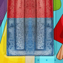 Gummy Popsicle: A Cool Treat with a Variety of Flavor Choices, by GGB Candies (Cherry/Blue Raspberry)