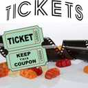 Yuanhe Raffle Tickets Double Roll - 16000 Total 50/50 Raffle Tickets for Events, Entry, Class Reward, Fundraiser, Carnivals, Door Prizes