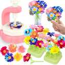 185pcs DIY Fabric Flower Bouquet Craft Kits for Kids Ages 3-12, STEM Educational Arts and Crafts Handmade Flower Making Kit Toy for Toddler Girls 3 4 5 6 7 8 9 10 11 12 Years Birthdays Christmas Gift