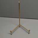 Red Co. Decorative Tripod Plate Stand and Art Holder Easel in Gold Finish - 14" h