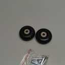 LOTOWELZON 2pcs Luggage Suitcase Replacement Wheels, 50/64/70/75/84/90mm Rubber Inline Roller Skate Wheels with 8mm(0.31") ABEC-7 608ZZ Bearings Repair Kits (Black)