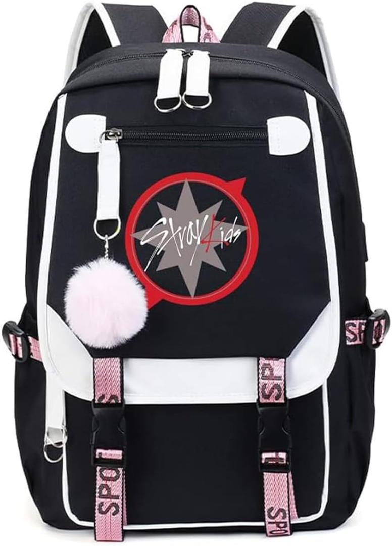 eTel Like Stray Kids Backpack Merch, Stray Kids Book Bag Casual Backpack