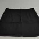 Women's 2 Piece Skirt Sets Business Casual Blazer Suit Mini Pleated Skorts Button Jackets Matching Outfits Black XL