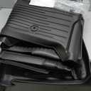 Floor Mat for 2025 Nissan Armada Only Suit for 8 Seats, TPE All Weather Protection Floor Liners & Cargo Liners Velcro Covering The Backrest (for 2025 Nissan Armada-8)