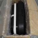 Collapsible Foot Spa Electric Rotary Massage, Foot Bath with Heat, Bubble, Temp Control, and 24 Motorized Shiatsu Massage Balls, Pedicure Foot Spa Tub for Stress Relief (Black)