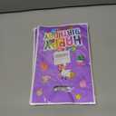 3 x QOIUSO 50 Pcs Birthday Party Favor Bags for Boys & Girls: Lovely Happy Birthday Goodie Bags with Handles for Return Gift Wrapping, Packaging Candy Treat Toys and Party Favors (6.5 x 9.8 Inches)