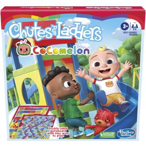 Hasbro Gaming Chutes and Ladders: CoComelon Edition Board Game for Kids | 2-4 Players | Preschool Back to School Gifts | Ages 3+