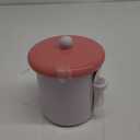 Core Ceramic Jar with Spoon - Pink