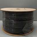 120 FT Wire Loom 1/2 Inch, Split Wire Loom Tubing Wire Conduit, Wire Protector Tubing Black