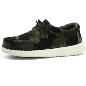 Boys Girls Loafers Slip-On Boat Shoes Kids Lightweight & Comfortable Lace-Up Casual Walking Shoes(1 Little Kid)
