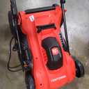 CRAFTSMAN Electric Push Lawn Mower, 20-Inch Deck, Corded, Powerful 13-AMP Motor, 6 Setting Height Adjustment, Winged Blades, 3 in 1 Bagging, Mulching and Discharge (CMEMW213)