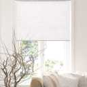 CHICOLOGY Roller Shades , Cordless Blinds , Window Shades for Home , Roller Window Shades , Window Treatments , Door Blinds , Light Filtering Shades , Felton White (Natural Woven) , 23"W X 72"H