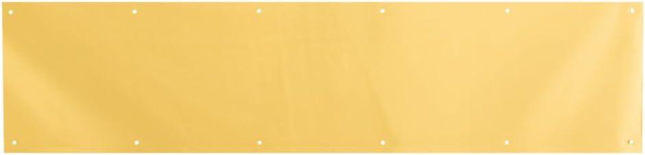 Prime-Line J 4617 8 x 34 In. Brass, Polished, Door Kick Plate (Single Pack)