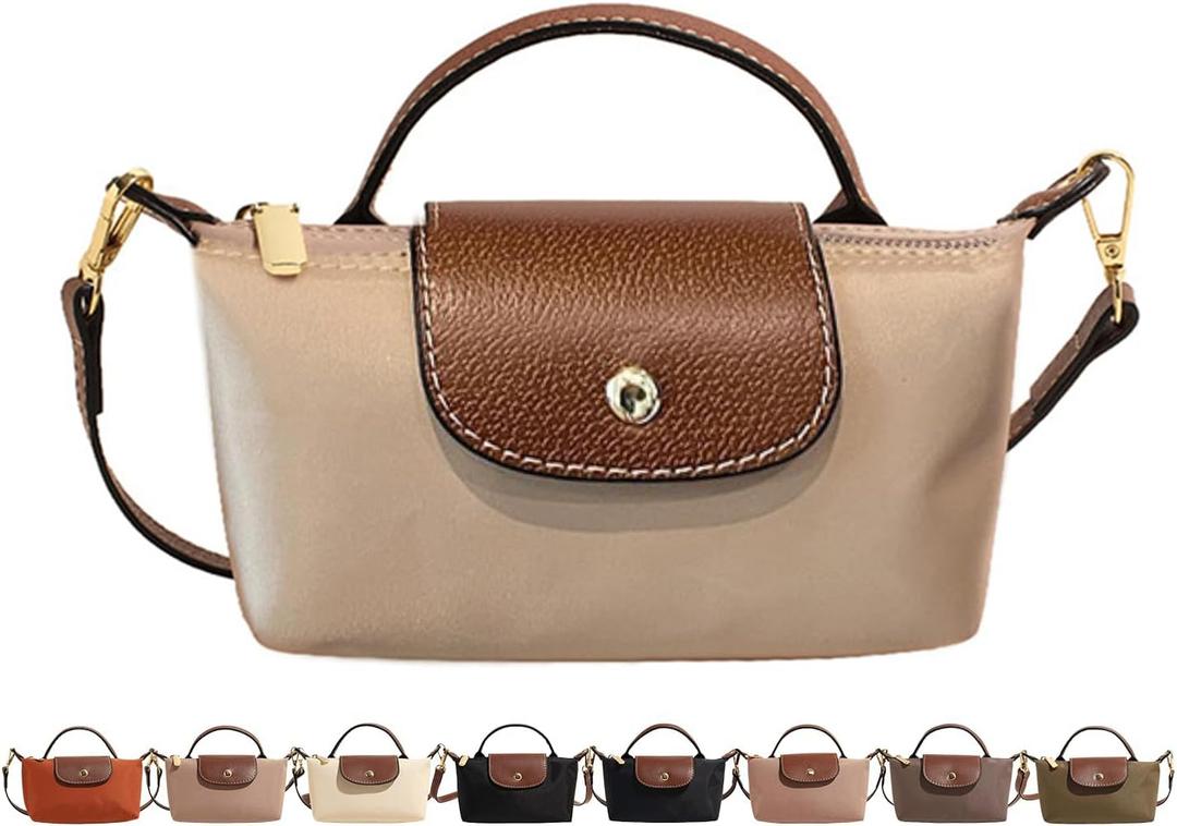 Fashion Mini Crossbody Bag, Handbags Purses with Adjustable Strap for Women, Ladies Shoulder Totes Bag (Khaki)