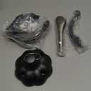 Cast Iron Garlic Roaster with Handle, Smoker Roaster, Garlic Cooker, Garlic Baker, Garlic Roasting Pot, Potato Baker, Mini Cocotte, Used in the Kitchen Oven or Outdoors on a BBQ Grill Stove (5.3")